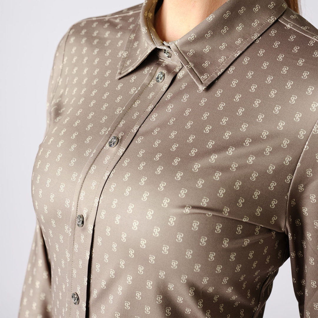 PS of Sweden Cappuccino Estelle Long Sleeve Magic Shirt  #colour_cappuccino 