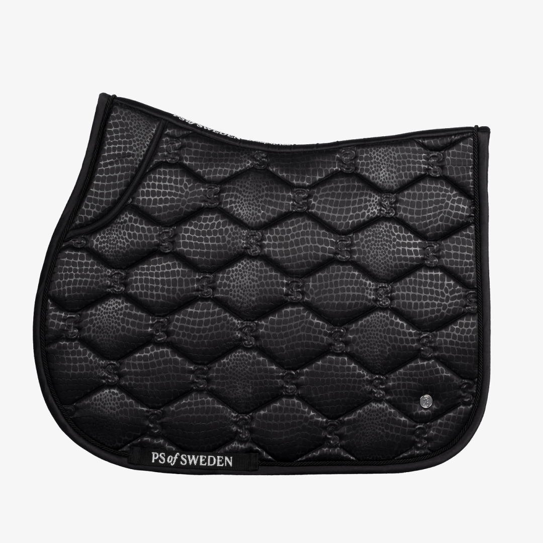 PS of Sweden Black Desert Jump Saddle Pad #colour_black
