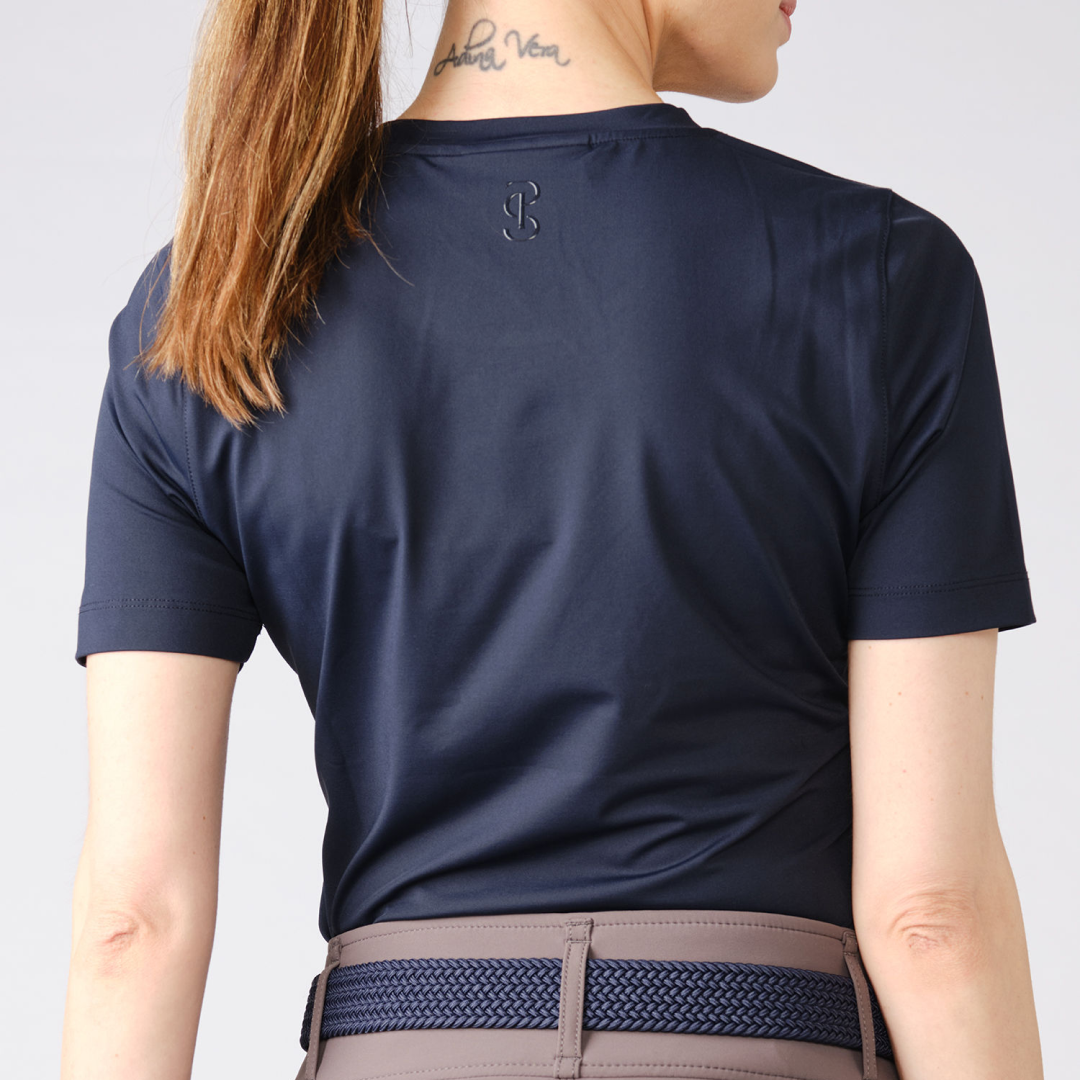 PS of Sweden Navy Svea Technical Tee #colour_navy