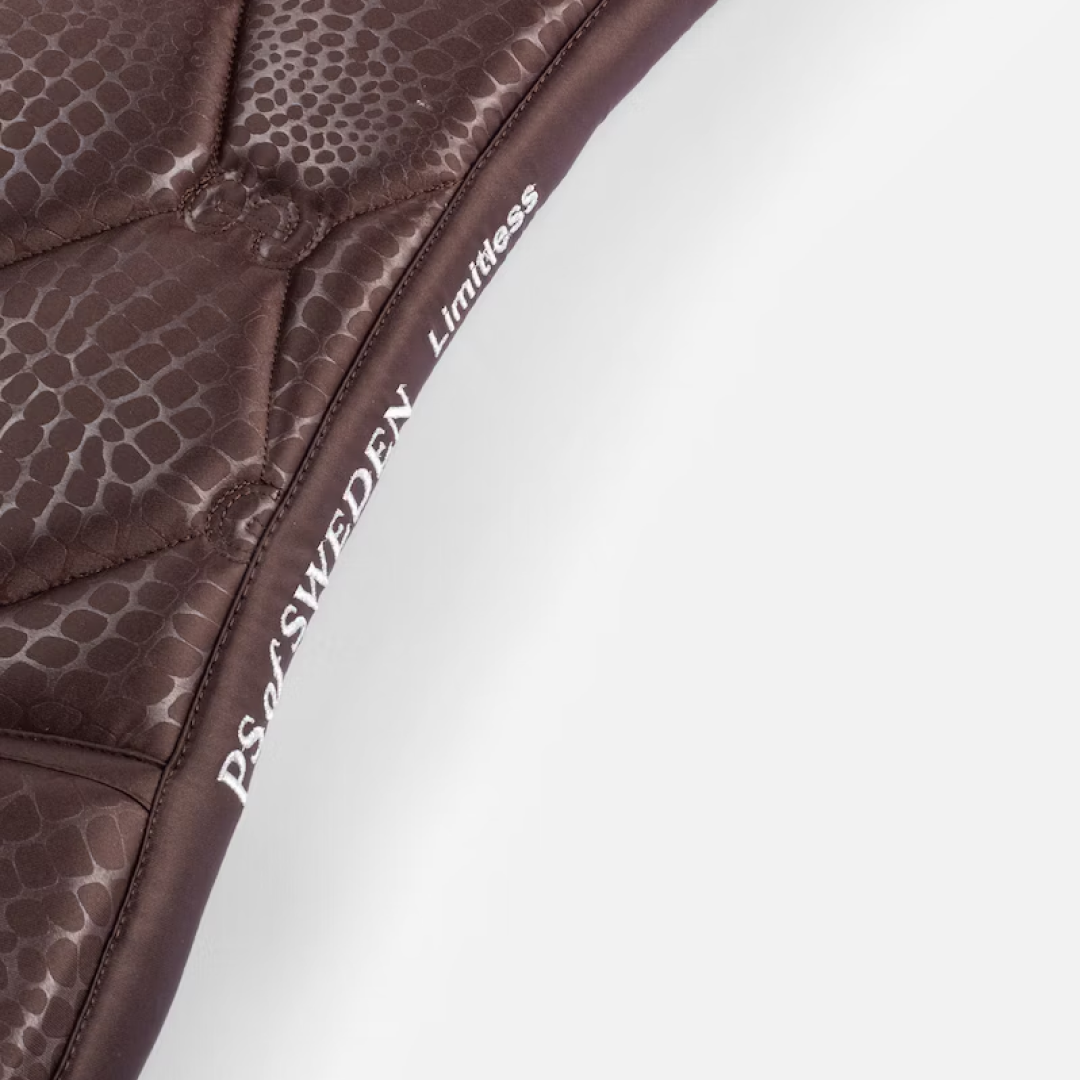 PS of Sweden Coffee Desert Dressage Saddle Pad #colour_coffee