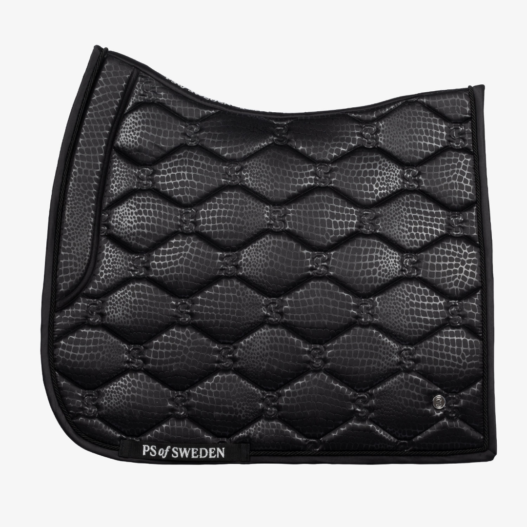 PS of Sweden Black Desert Dressage Saddle Pad #colour_black