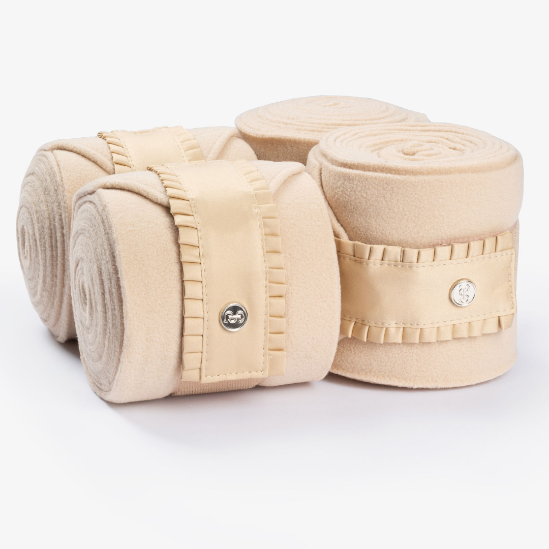 PS of Sweden Light Sand Ruffle Polos #colour_light-sand