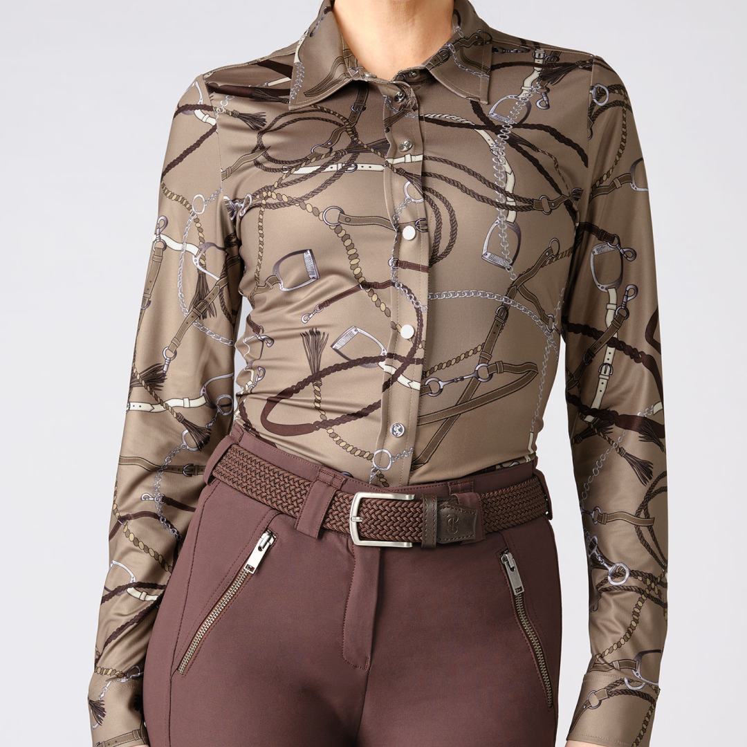 PS of Sweden Latte Estelle Long Sleeve Magic Shirt  #coloiur_latte