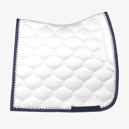 PS of Sweden White Signature Dressage Saddle Pad #colour_white