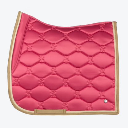 PS of Sweden Berry Pink Essential Dressage Saddle Pad #colour_berry-pink