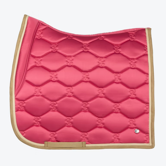 PS of Sweden Berry Pink Essential Dressage Saddle Pad #colour_berry-pink