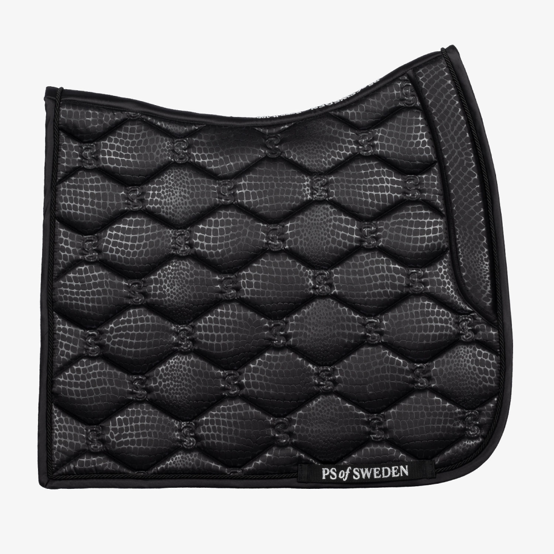 PS of Sweden Black Desert Dressage Saddle Pad #colour_black