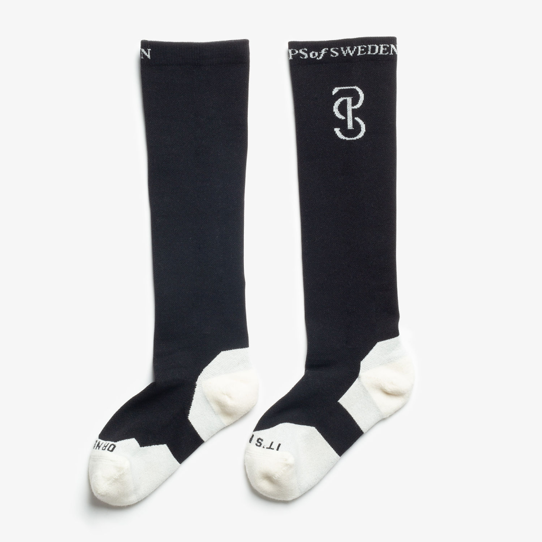 PS of Sweden Black Holly Riding Socks #colour_black